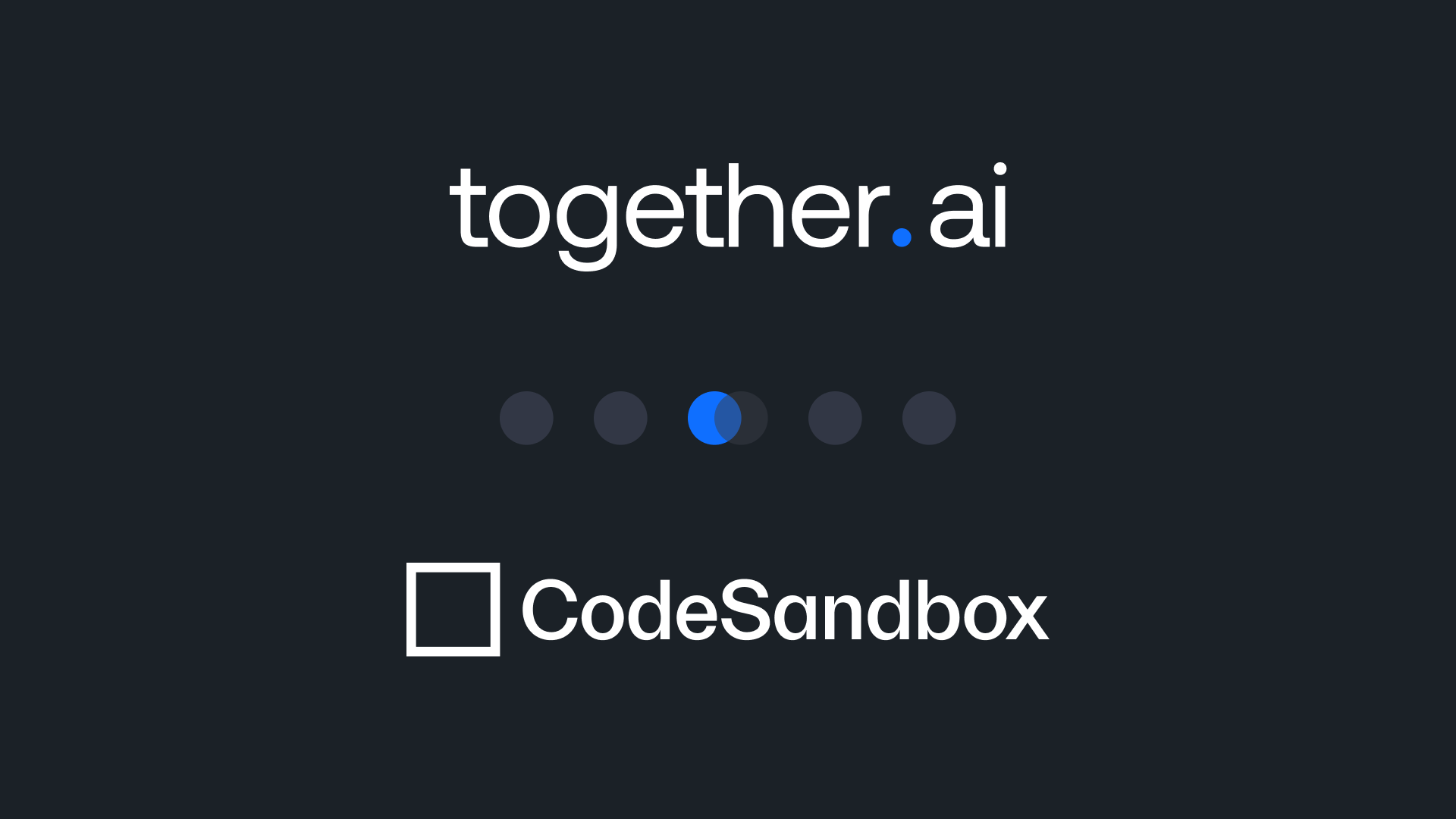 CodeSandbox is now a Together AI company